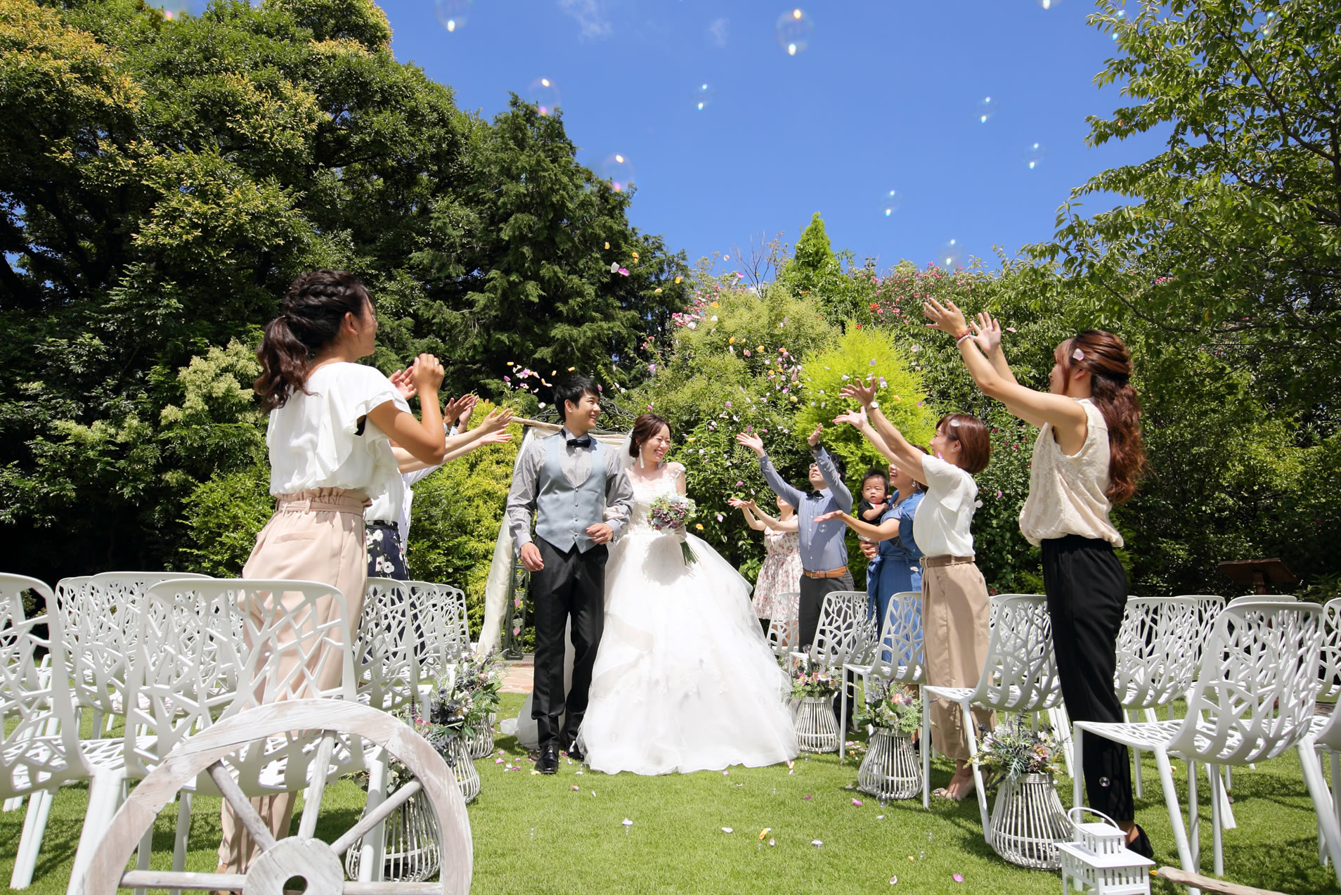 結婚式場「グランシェル岡崎」にて撮影も可能